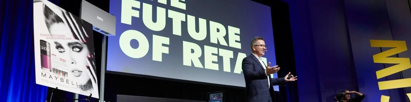 Nick Jones speaking at a marketing conference